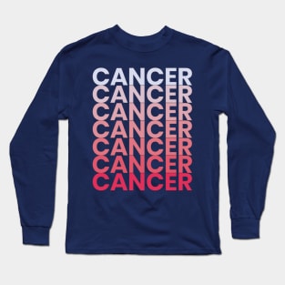 Cancer Zodiac Sign Long Sleeve T-Shirt